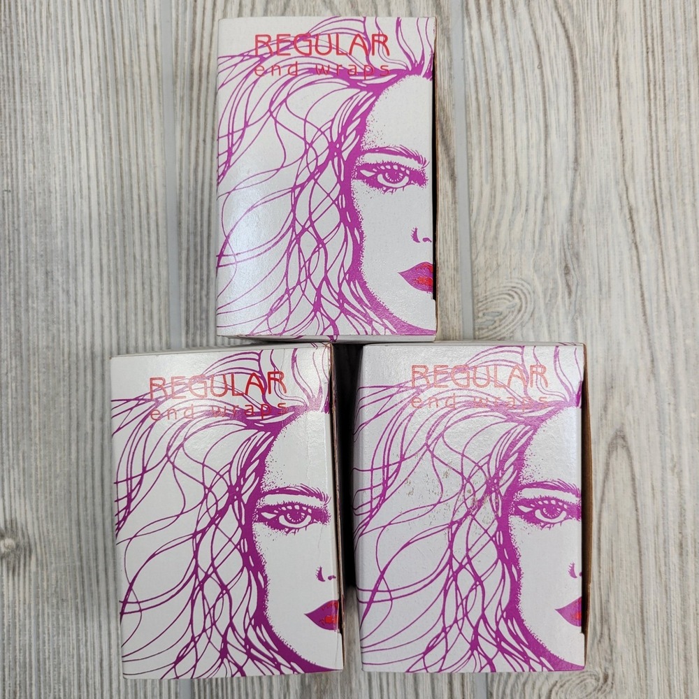Regular End Wraps Hair Styling 3000 Count White Absorbent Paper Lint Free 3 Pack